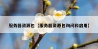 服务器资源包（服务器资源包询问和启用）
