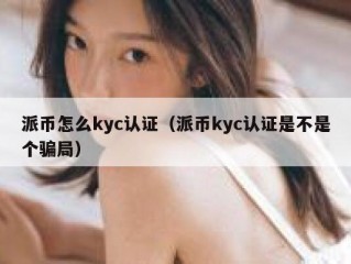 派币怎么kyc认证（派币kyc认证是不是个骗局）