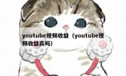 youtube视频收益（youtube视频收益高吗）