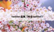 twitter品牌（知名twitter）