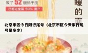 北京市区今日限行尾号（北京市区今天限行尾号是多少）