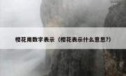 樱花用数字表示（樱花表示什么意思?）
