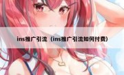 ins推广引流（ins推广引流如何付费）