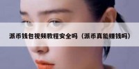 派币钱包视频教程安全吗（派币真能赚钱吗）