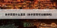 快手获赞什么意思（快手获赞可以赚钱吗）