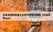 抖音加赞网站是什么软件啊可以用吗（抖加点赞app）