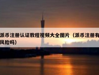 派币注册认证教程视频大全图片（派币注册有风险吗）