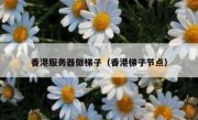 香港服务器做梯子（香港梯子节点）