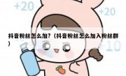 抖音粉丝怎么加?（抖音粉丝怎么加入粉丝群）