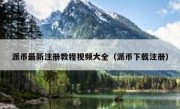 派币最新注册教程视频大全（派币下载注册）