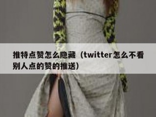 推特点赞怎么隐藏（twitter怎么不看别人点的赞的推送）