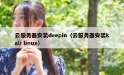 云服务器安装deepin（云服务器安装kali linux）
