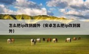 怎么把ip改到国外（安卓怎么把ip改到国外）