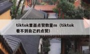 tiktok里面点赞数量m（tiktok看不到自己的点赞）