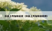 抖音上咋加粉丝团（抖音上咋加粉丝团啊）