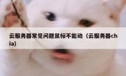 云服务器常见问题鼠标不能动（云服务器chia）