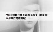 今日北京限行尾号2020是多少（北京2020年限行尾号图片）
