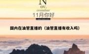 国内在油管直播的（油管直播有收入吗）