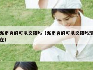 派币真的可以卖钱吗（派币真的可以卖钱吗现在）