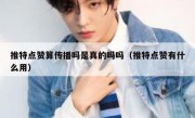 推特点赞算传播吗是真的吗吗（推特点赞有什么用）