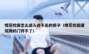 樱花校园怎么进入进不去的房子（樱花校园建筑物的门开不了）