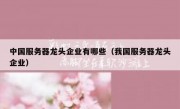 中国服务器龙头企业有哪些（我国服务器龙头企业）