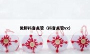微聊抖音点赞（抖音点赞vx）