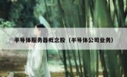 半导体服务器概念股（半导体公司业务）