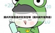 国内外服务器的区别在哪（国内国外服务器）