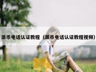 派币电话认证教程（派币电话认证教程视频）