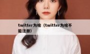 twitter为啥（twitter为啥不能注册）