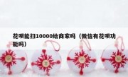 花呗能扫10000给商家吗（微信有花呗功能吗）