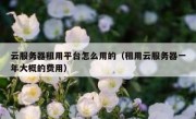 云服务器租用平台怎么用的（租用云服务器一年大概的费用）