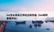 ins怎么找自己评论过的作品（ins如何查看评论）