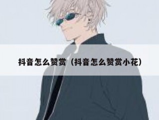 抖音怎么赞赏（抖音怎么赞赏小花）