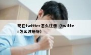 现在twitter怎么注册（twitter怎么注册呀）