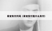 易宝支付代码（易宝支付是什么支付）