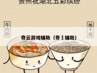 奇云游戏辅助（奇犽辅助）