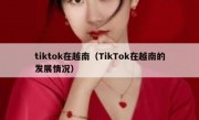 tiktok在越南（TikTok在越南的发展情况）