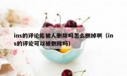 ins的评论能被人删除吗怎么删掉啊（ins的评论可以被删除吗）