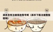 派币怎样注册钱包账号呢（派币下载注册教程视频）