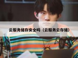 云服务储存安全吗（云服务云存储）