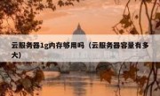 云服务器1g内存够用吗（云服务器容量有多大）