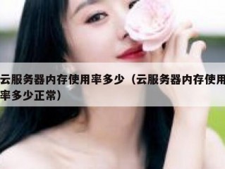云服务器内存使用率多少（云服务器内存使用率多少正常）