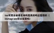 ins买赞会被看出来吗是真的吗还是假的（instagram可以买赞吗）