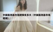 中国服务器市场规模有多大（中国服务器市场规模）