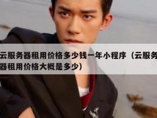 云服务器租用价格多少钱一年小程序（云服务器租用价格大概是多少）