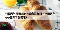 中国天气预报app下载安装官网（中国天气app官方下载安装）