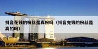 抖音花钱的粉丝是真粉吗（抖音充钱的粉丝是真的吗）