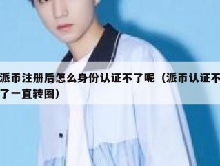 派币注册后怎么身份认证不了呢（派币认证不了一直转圈）